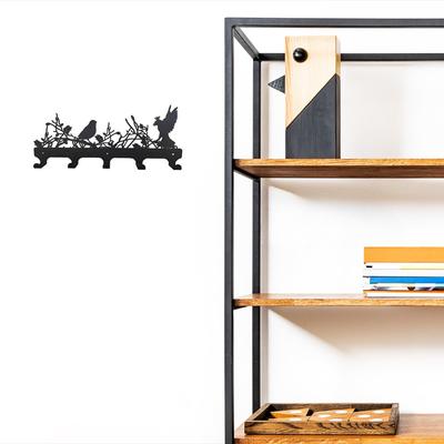 Metal Wall Mounted Hanger Rack - Stylish Decoration Hook for Coats, Hats, Bags and Keys, Multipurpose Storage Solution