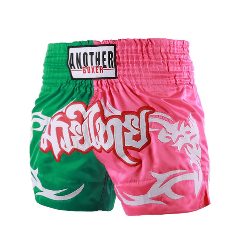 2022 Multi-Color Boxing & Muay Thai Training Shorts with Customizable Logo Elements