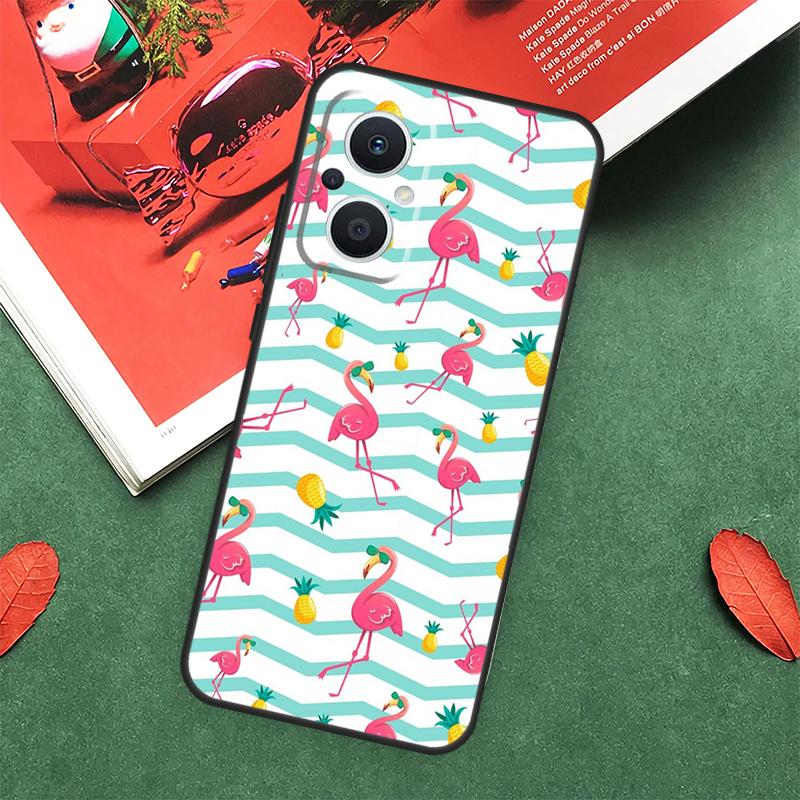 Flamingo Case For OPPO Reno 14 13 12 11 10 Pro 14F 13F 12F 11F 8 7 Lite OPPO Find X9 X8 X6 Pro Cover