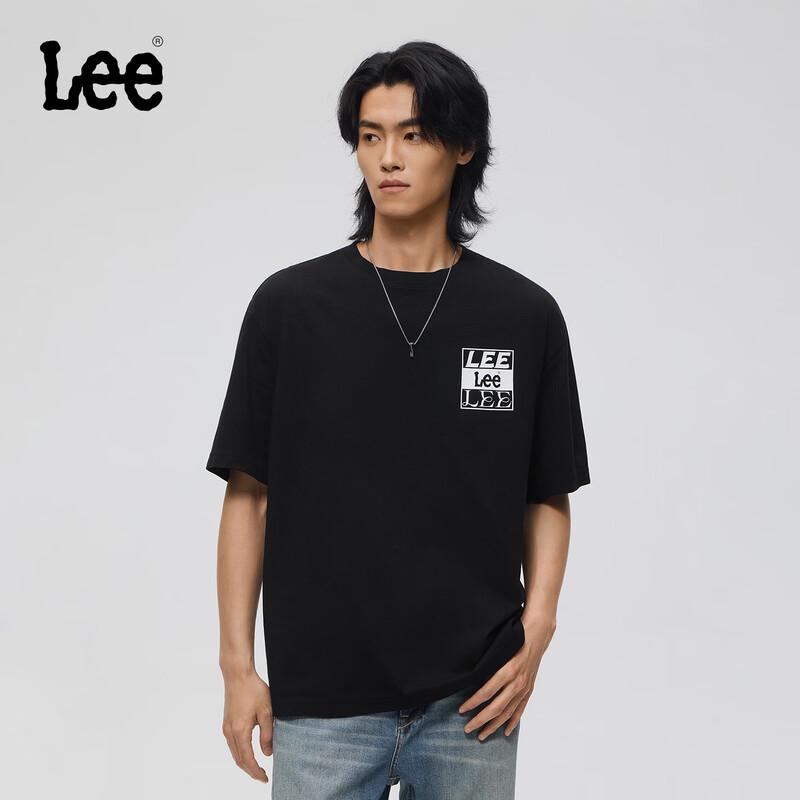 Lee Men's Logo Print Lightweight Short Sleeve T-Shirt