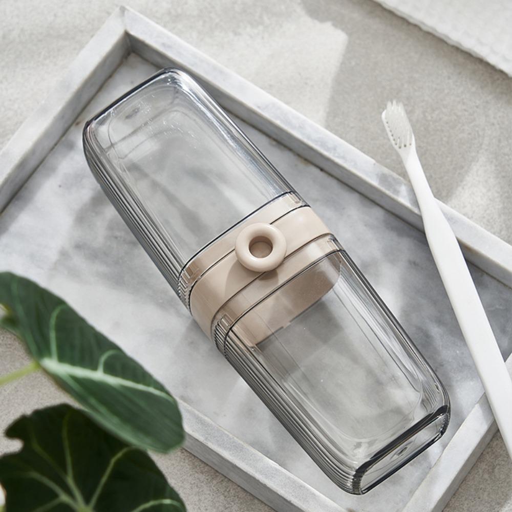 Portable Mouthwash Cup Light Luxury Toothbrush Box Lightweight Brushing Cup Bathroom