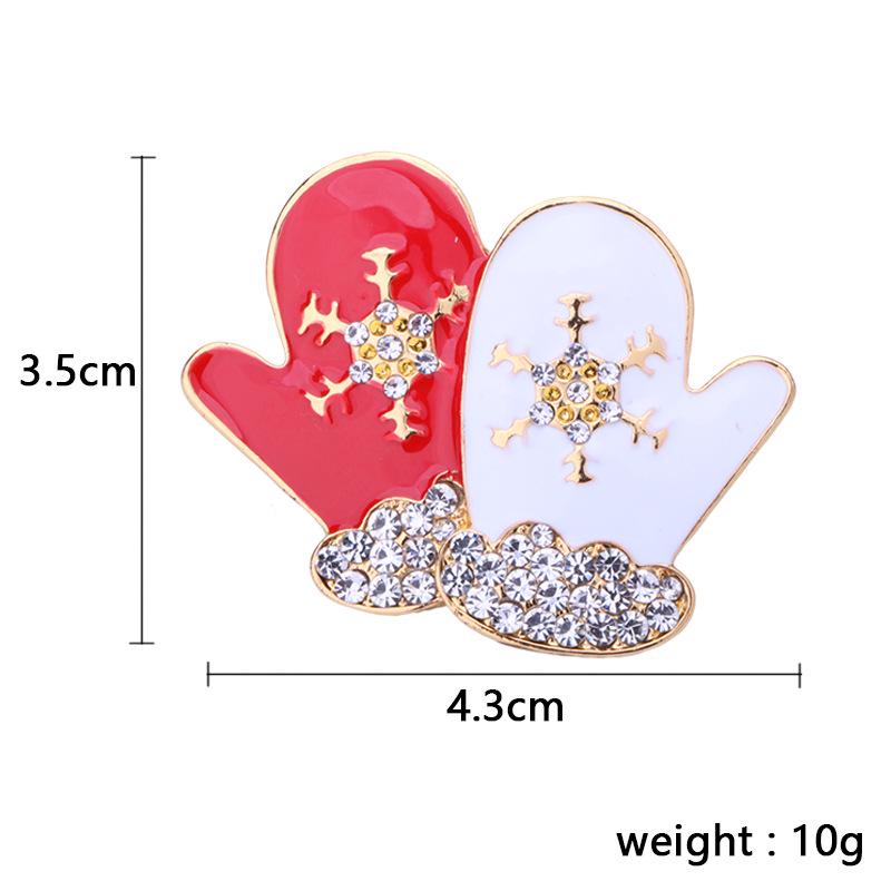 Christmas Brooch Set Santa Snowman Tree Pin Popular In Europe & US | Festive Lapel Pins for Xmas Sweater Decoration Men Women Body Accessories