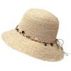 Spring And Summer Vacation Ethnic Style Lafite Grass Hand-Woven Big-Brimmed Sun Hat Women'S Foldable Casual Straw Hat Basin Hat