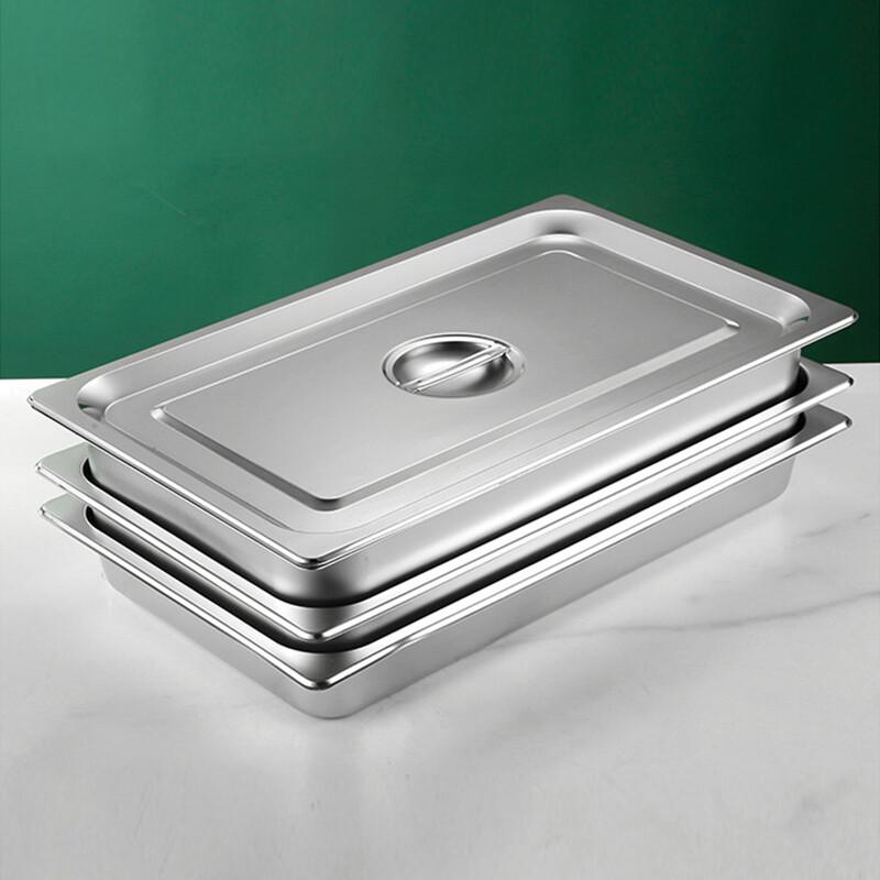 KAZHI Stainless Steel Buffet Food Pan with Lid