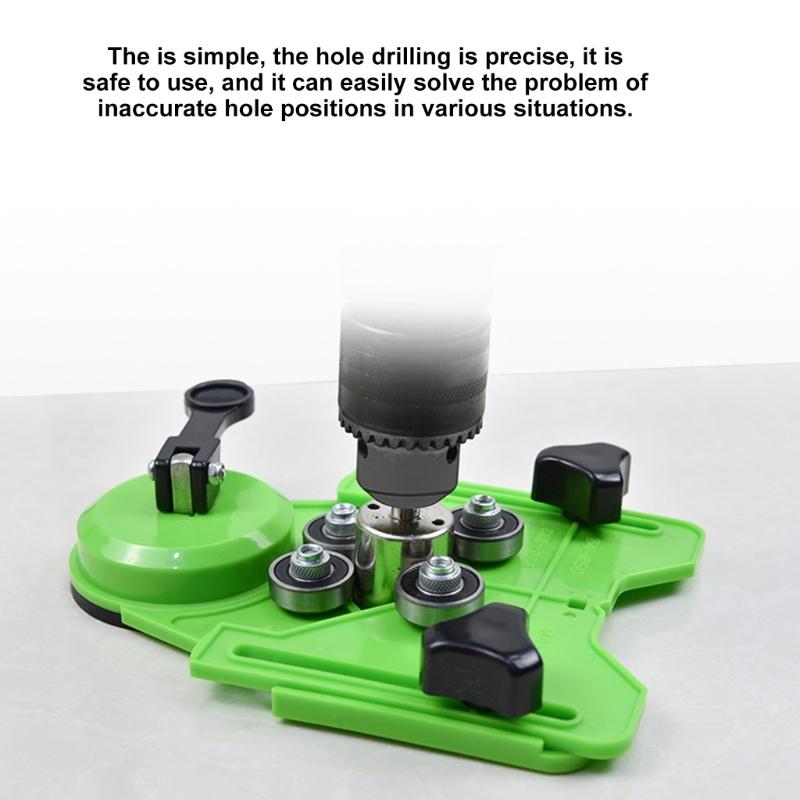 Lightweight Sturdy Plastic Drilling Locator Tool for Reduced Fatigue During Extended Use in Construction and DIY Applications