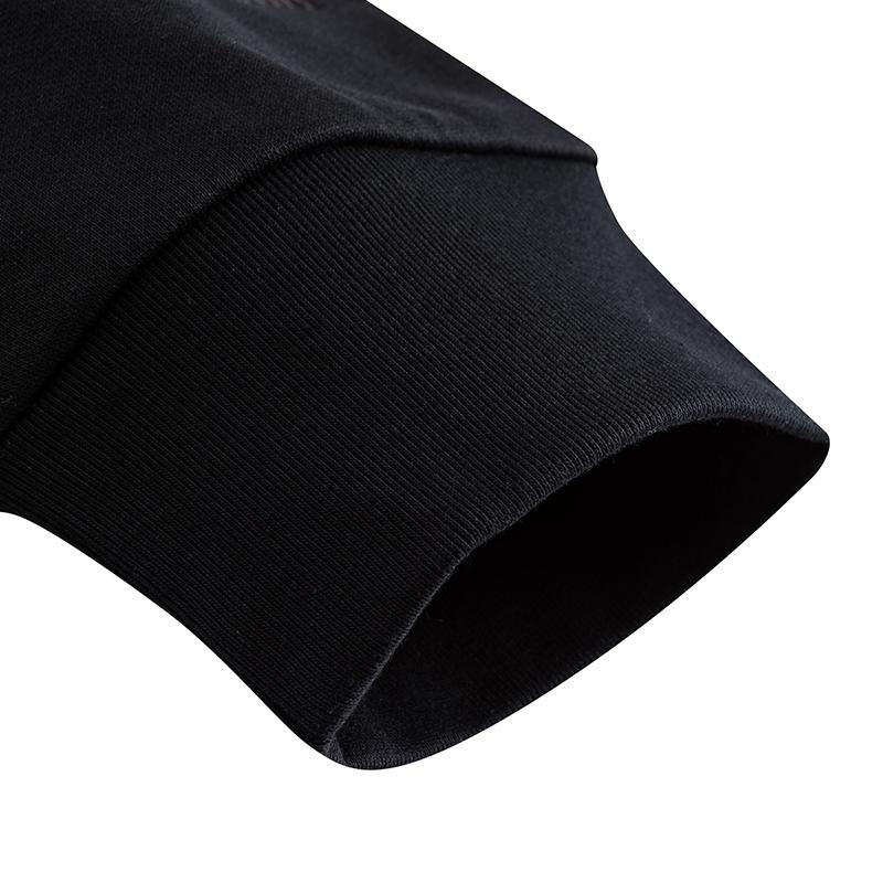 Anta Big Logo Casual Fashion Sports Versatile Campus Commuting Loose Comfortable Fleece Thick Warm Pullover Sweatshirt Men sweatshirt 952548702-4