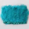 Turkey Feather Velvet Ribbon for DIY Wedding, Latin Headwear, and Clothing Accessories