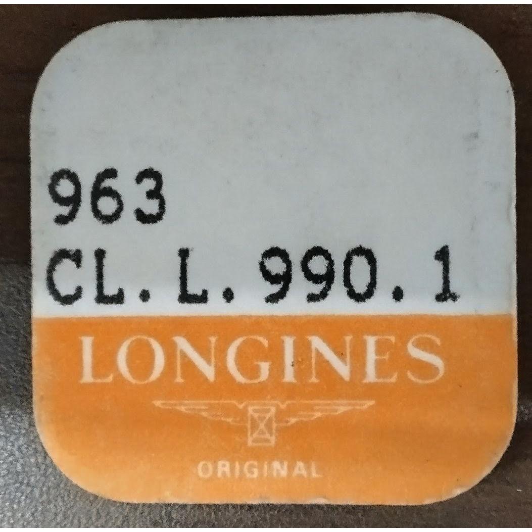 Used [New dead stock] Longines genuine connecting winding stem crown side (3 pieces) watch parts