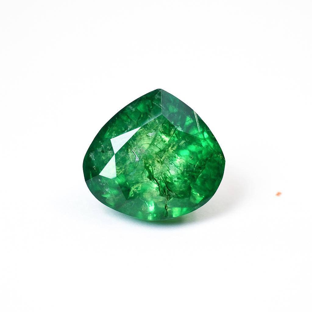 Colombian CERTIFIED Natural Green Emerald Pear Cut 8.30 Ct Loose Gemstone