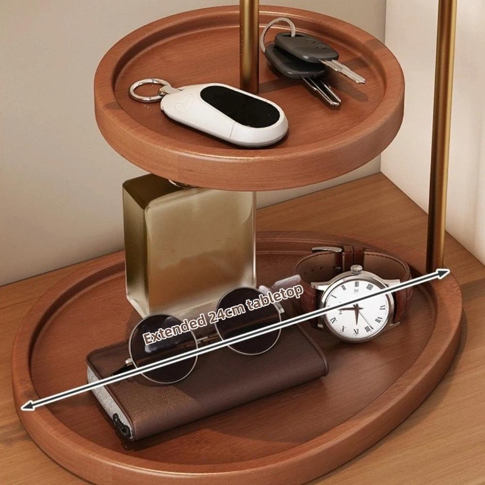 Vintage Jewelry Organizer Double Layer Key Rack Tray New Jewelry Display Stand For Jewelry