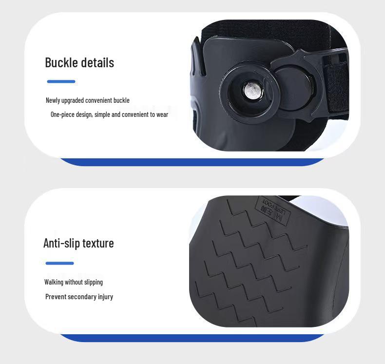 Unisex Foot Drop Orthosis Shoes: Eversion/Inversion Corrector & Ankle Support