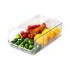 Refrigerator Storage Box, Food-grade Fresh-keeping Box, Household Kitchen Fruit Storage Transparent Storage Box