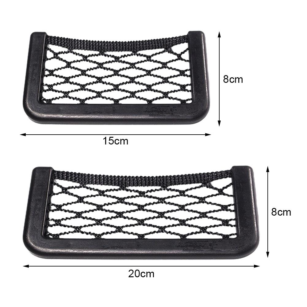 1 Stück Auto Sitzseite Innen Rückseite Kleinigkeiten Tasche Netz Aufbewahrungstasche Telefon Netztasche Halter Auto Aufbewahrungstasche Elastische Flexible Netze