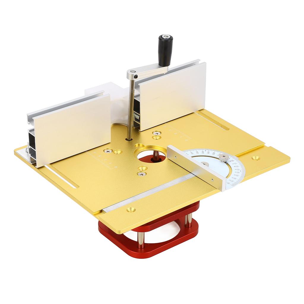 Router Hubbasis Metall Holzbearbeitung Einsatz Flipbrett Hubsystem-Kit zum Schnitzen Nuten