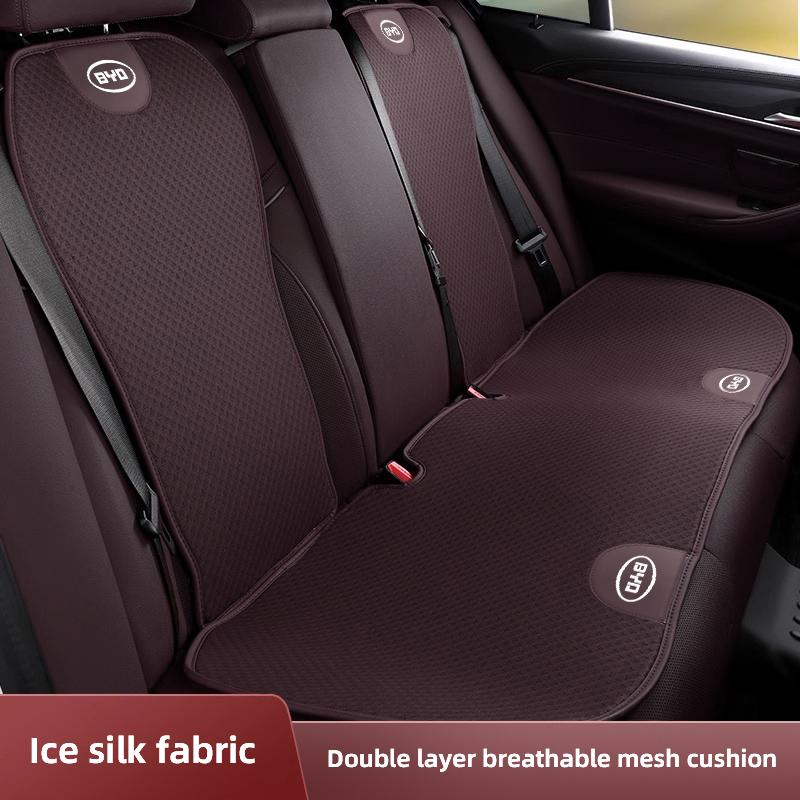 Car Seat Pad Backrest Mat Ice Silk Flax Seat Cushion Covers For BYD Tang F3 E6 Atto3 Yuan Plus Song Max F0 G3 I3 Ea1 Dmi 2din