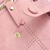Women Wallet PU Leather Short Small Size Multiple Slots Card Holder Coin Purse for Daily Life Pink