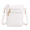 Simple diamond square bag autumn and winter new fashion women's messenger mobile phone change bag bucket bag women