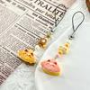 3D Cat Cake Phone Charm Resin Keychain Pendant