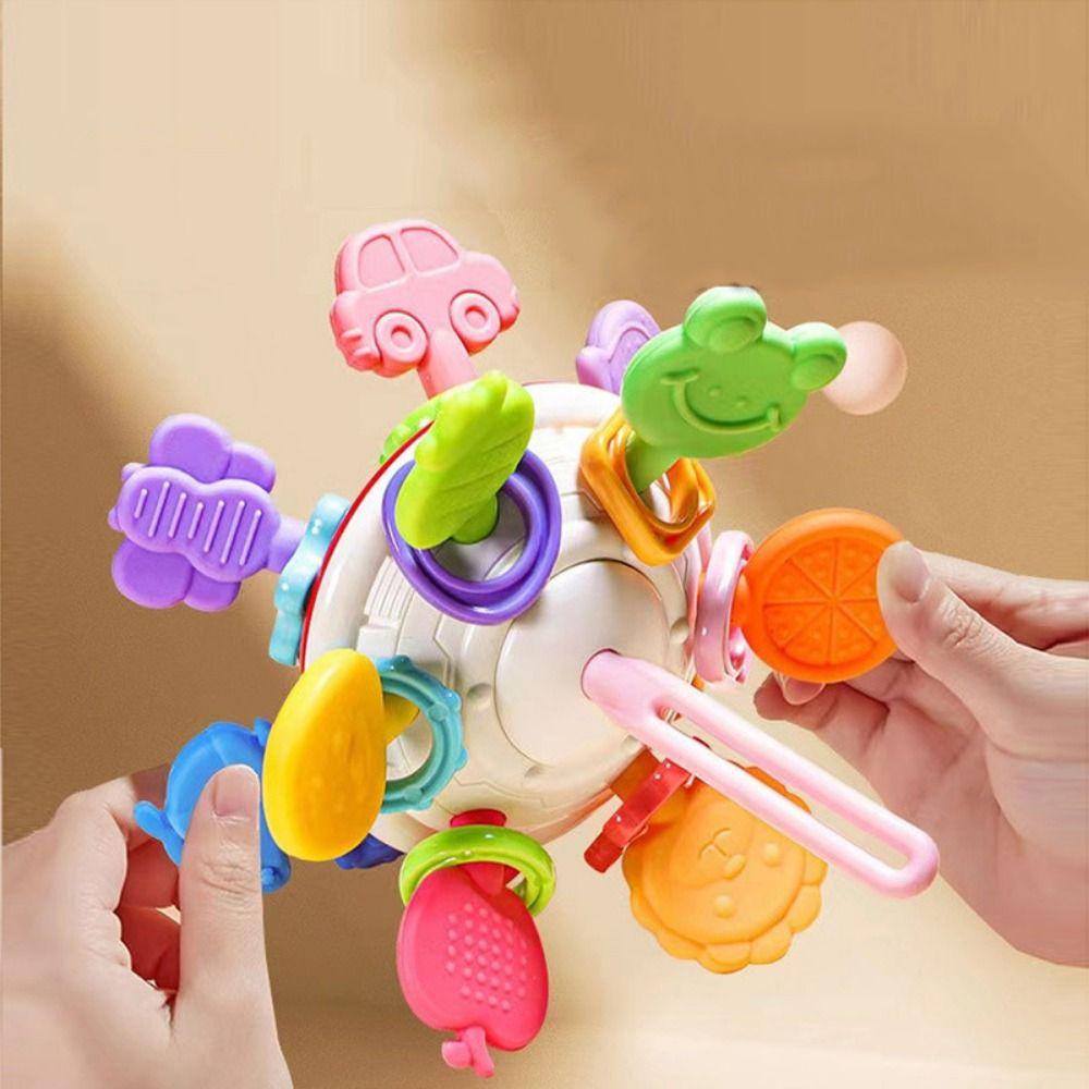 

UFO Hand Catch Ball Animals Fruits Montessori Early Educational Toy Motor Skills