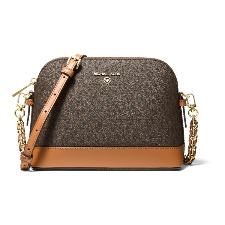 

Новая холщовая сумка-купол MICHAEL KORS, сумка через плечо Tubas, женская, коричневая 32T1GT9C3B-ACORN 23.1*8.9*18.0CM