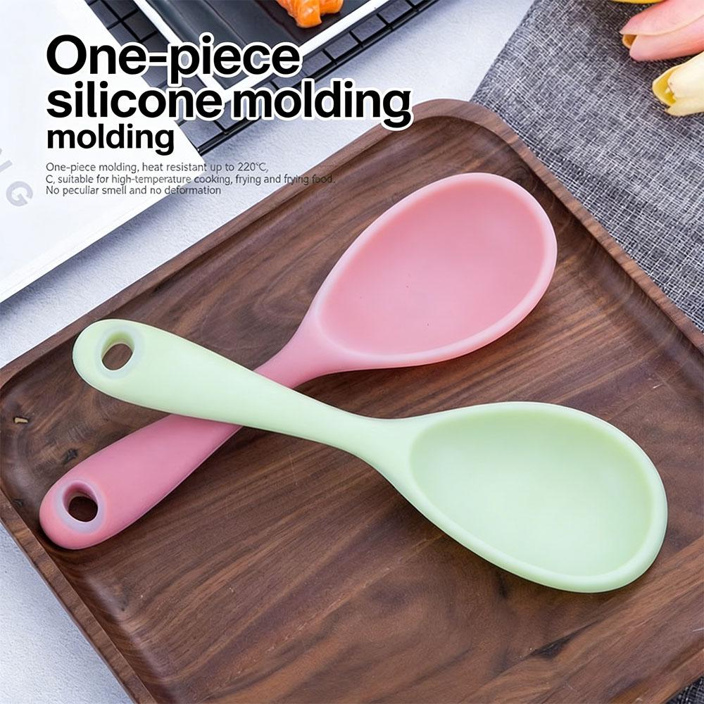 Food Grade Silicone Rice Spoon - Non-Stick & Heat Resistant for Rice Cooker