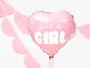 Balon Foliowy Serce It's A Girl,45Cm, Róż, 1 Szt.