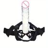 Wearable Strapon Penis for Women Black Dildo Pants Lesbian G Spot Stimulator Adult Standard Size Women Strap Sex Toys for Women