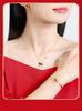 Tichiya Red Agate Earrings for Women - S925 Sterling Silver, Retro National Trend, Year of the Horse Design.