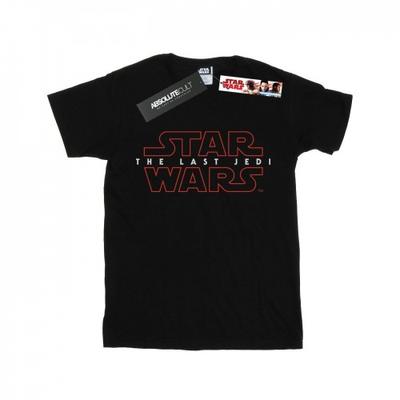 Womens/Ladies The Last Jedi Logo Cotton Boyfriend T-Shirt