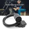 Black Motorcycle OBD Cable ABS & Metal OBD2 Connector Cable  Motorcycle Repair