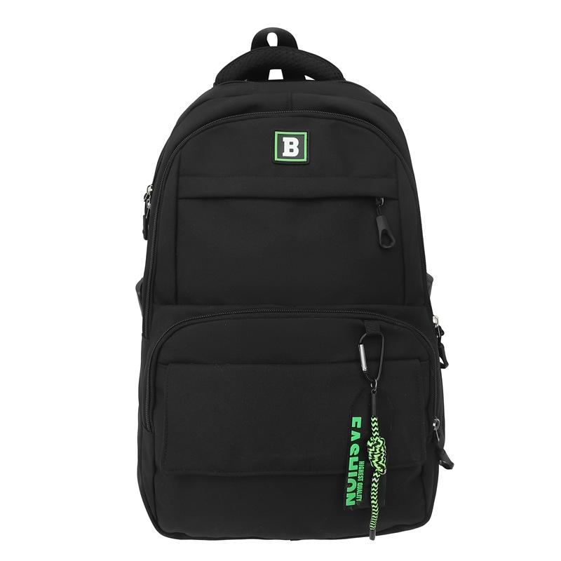 New college student oversized capacity backpack fashionable versatile men's and women's same casual class backpack
