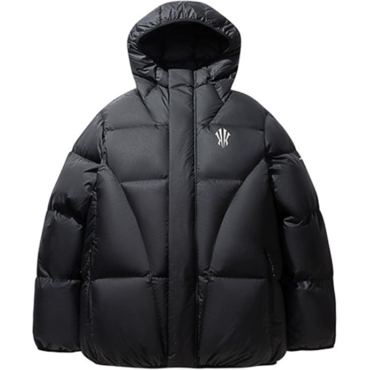 

Anta Баскетбольная серия Kyrie Irving Удобная повседневная простая свободная куртка с капюшоном унисекс верхняя одежда базовая-черная 172441906S-4 2XL