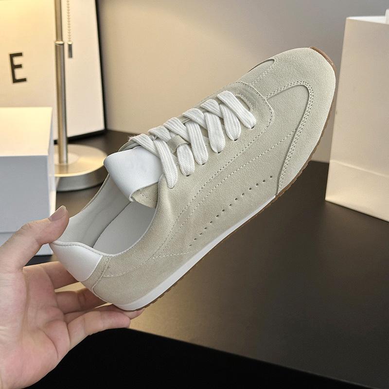 Unisex Leather Velvet Casual Shoes Men's Loafers Walking Sneakers Designer Luxury German Training Shoes for Women