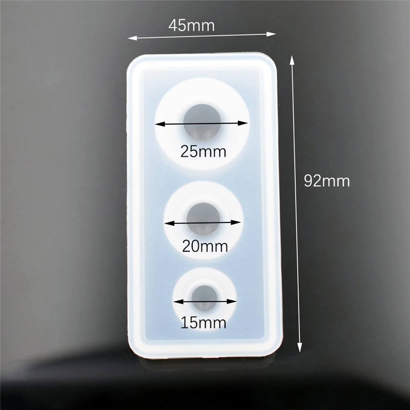 SNASAN Silicone Mold Ball Beads 9mm-25mm Epoxy Resin Silicone Mould DIY Handmade Craft Charms Jewelry Making Tool