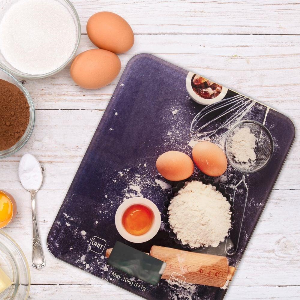 Glass Electronic Flat Kitchen Scale 10 Kg