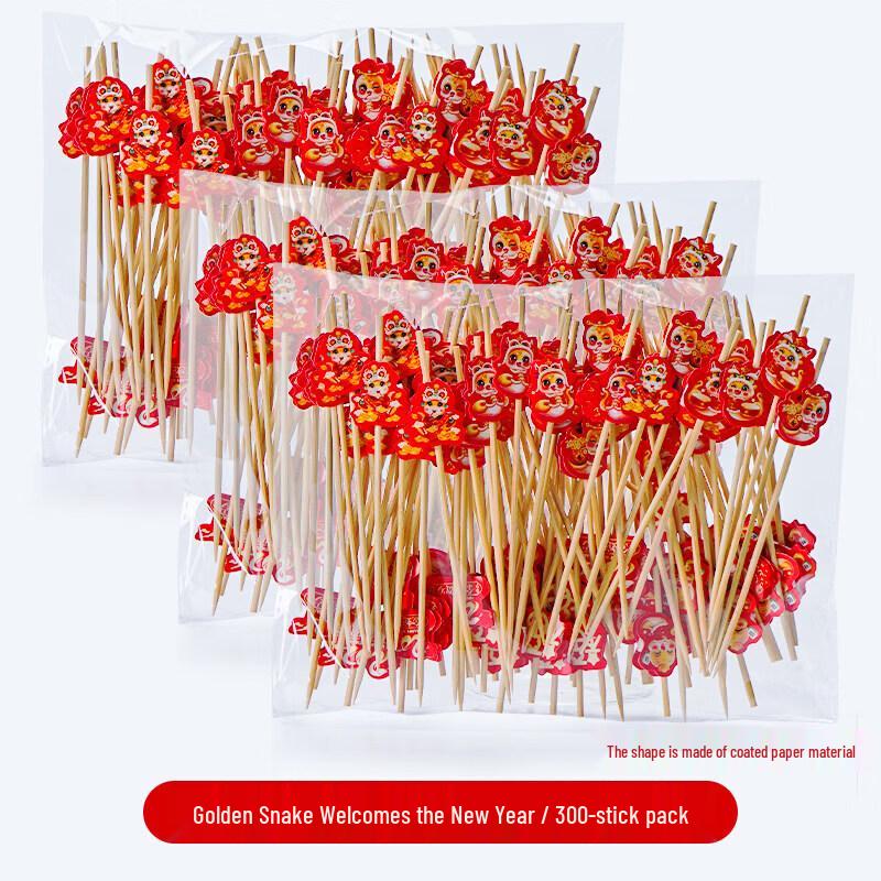 Creative Disposable Bamboo Fruit Picks