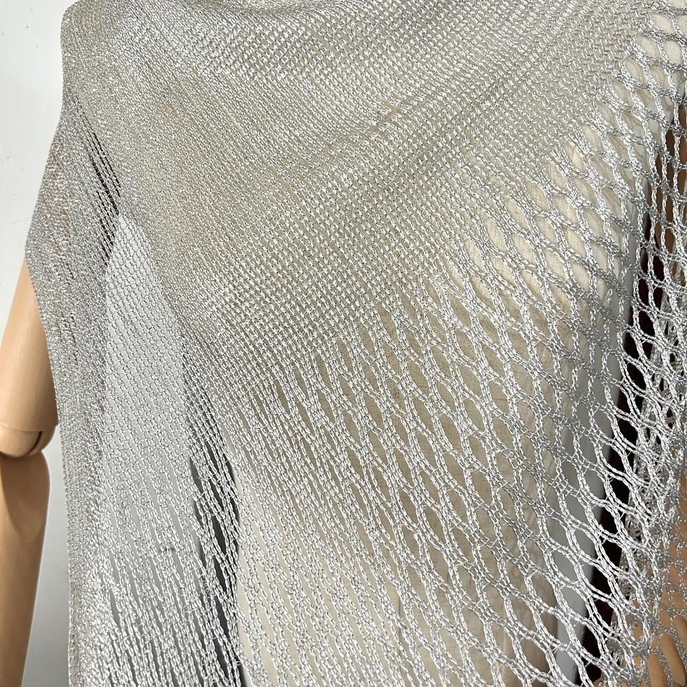 Solid Color Tassel Shawl Trendy Hollow Out Scarf Photo Props Evening Dresses Shawls Dinner Party
