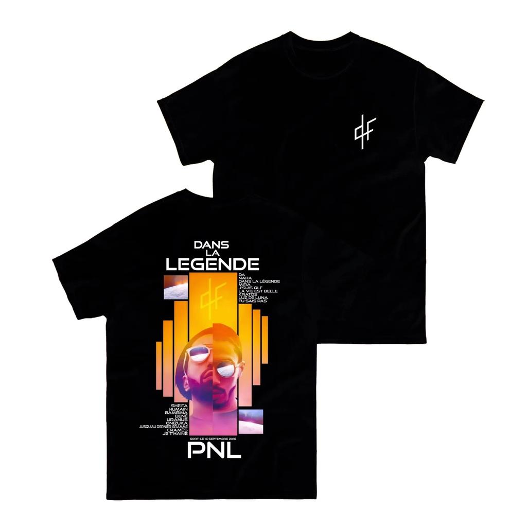 2026 Unisex Le Monde Chico TShirt PNL Album French Rapper Graphic Print Tshirt Unisex Hip Hop Fashion Short Sleeve Tee Streetwear