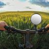 Universal ABS Bike Handlebar Side Mirror With  Adjustable Mounting System For Clear Road Observation