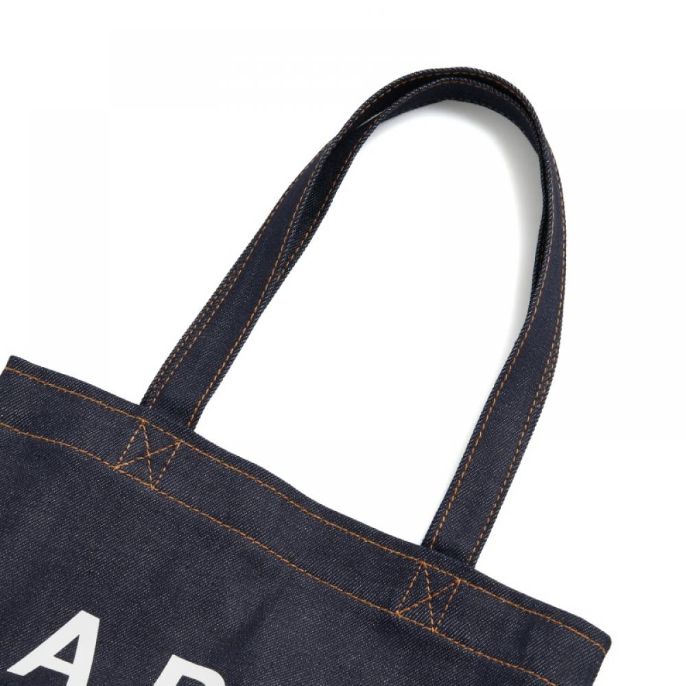 Apesse Coddp M61568 Caf Caramel Axelle Axelle Axelle Small Denim Tote Bag
