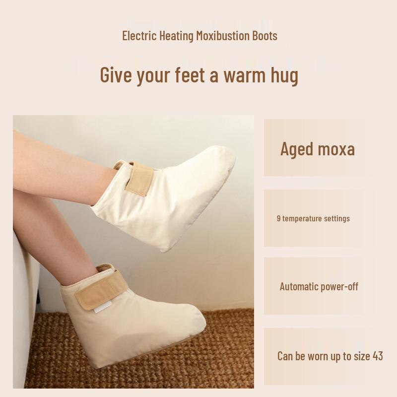 Electric Heated Moxibustion Ankle and Leg Warming Boots