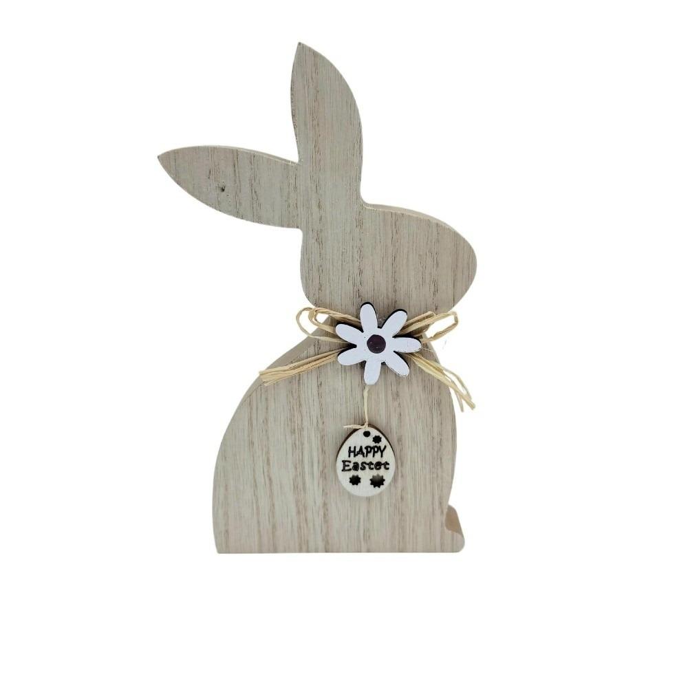 

Minimalist Easter Bunny Crafts Vintage Easter Bunny Ornaments Wooden Rabbit Decoration Party Style B