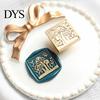 Metal Seal for Crafting Embossed Wax Stamp, Zinc Alloy Sealing Stamp with Various Artistic Stationery Patterns Wedding Invitations Envelopes