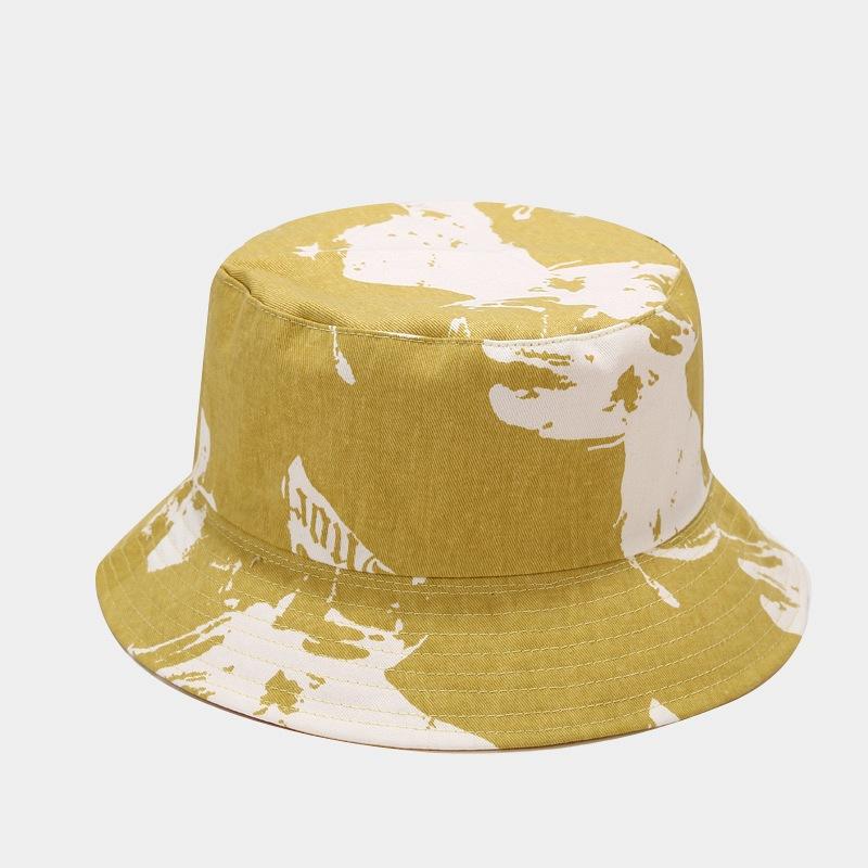 Fashion Cotton Street Graffiti Unisex Bucket Hat Outdoor Women 3D Printing Fisherman Caps Hip Hop For Men Sunscreen Panama Cap