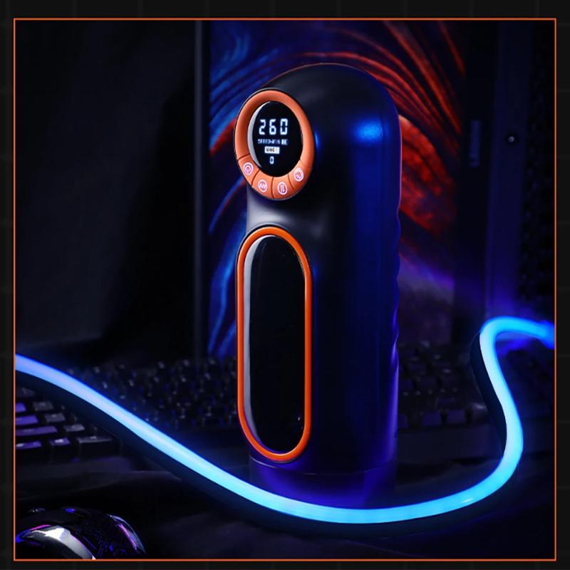 18+ Automatic Telescopic Male Masturbator, Pussy Vibration Blowjob Suction Machine, Masturbation Cup Adult Goods for Men