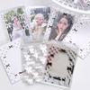 50Pcs/Pack Clear Photocard Sleeves Self-Adhesive Card Cover Idol Photo Packaging Bag Self Sealing Bag Gift Card Protector