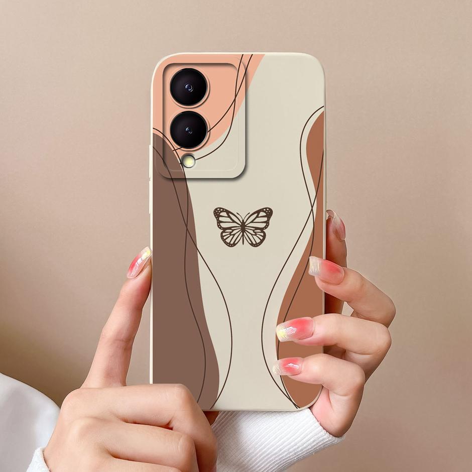 For VIVO Y17S 4G Phone Case Cute Sweet Girls Cartoons Matte Silicone Coque For VIVOY17S Y17s 4G High-quality New Design Funda