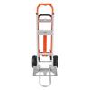 4-i-1 Handkärra, 453,6 kg Lastkapacitet i 4-hjulsläge, Konvertibel Handkärra Dolly med Halkfritt Handtag & Hjul, Bärbar av Aluminiumlegering