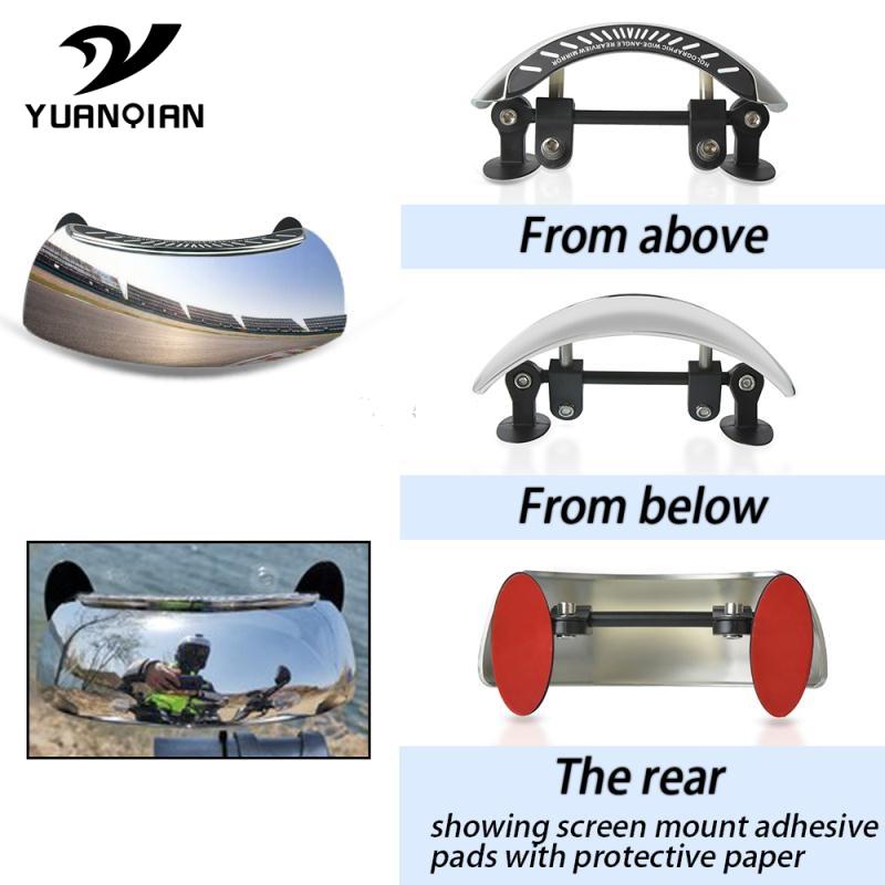 Motorcycle 180 Degree Wide-angle Rearview Mirror Blind Spot Mirror For BMW R1200GS R 1200 GS 1200GS LC R1250GS ADV