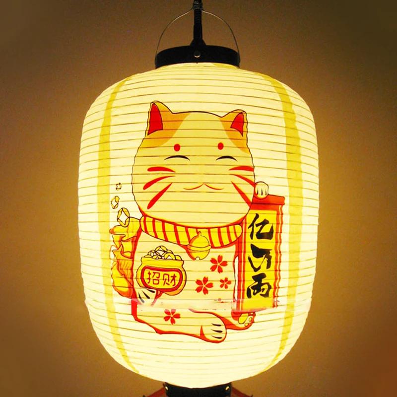 Japońska Latarnia Sushi Reklama Restauracja Znak Izakaya Yakitori Ramen Latarnie Festiwal Zewnętrzny Wodoodporny Wiszący Dekor